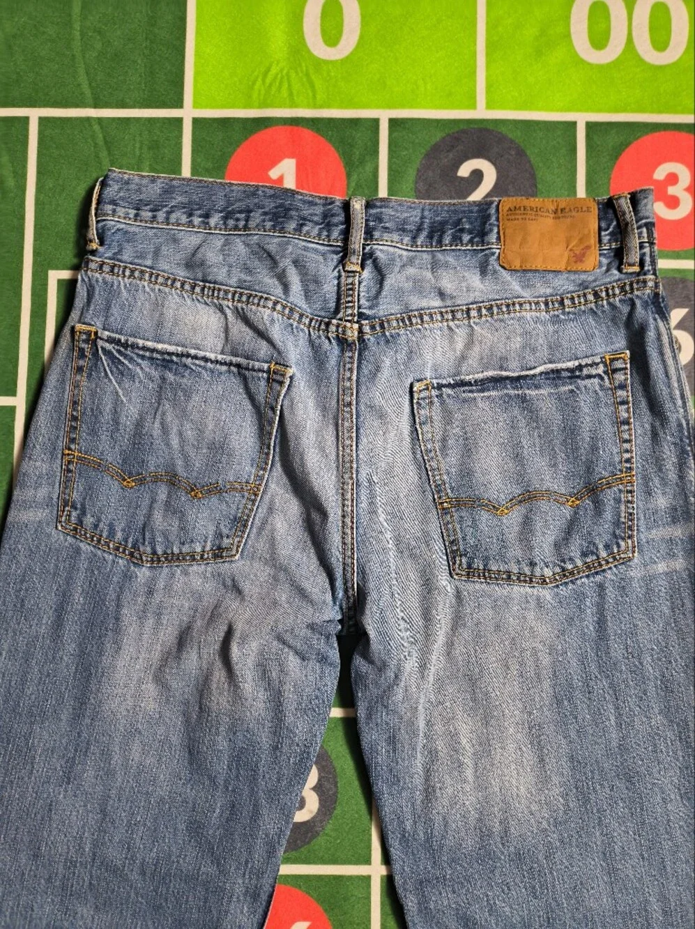 American Eagle Low Loose Jeans 32x29 Baggy Boyfriend Denim Tagged 32x32